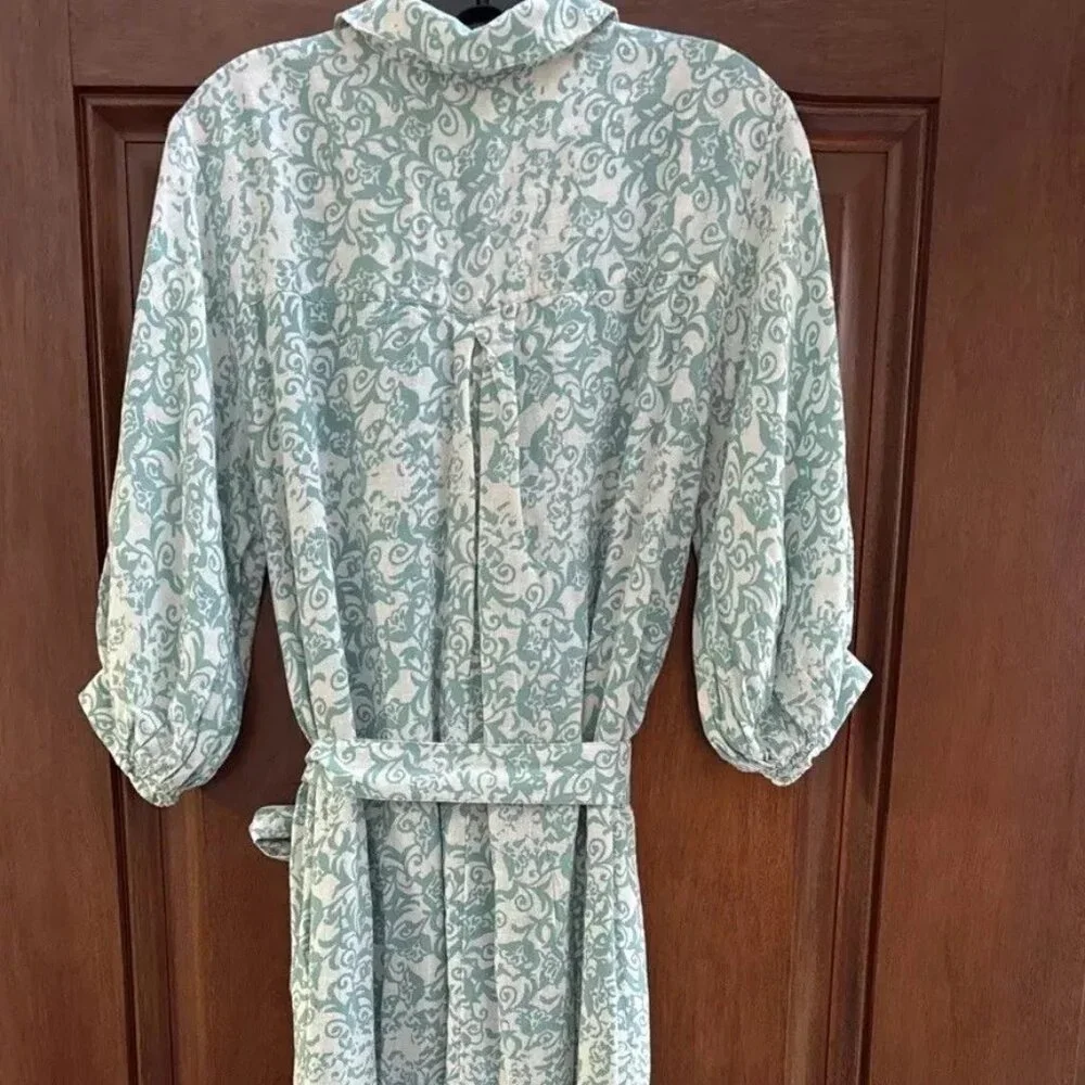Anthropologie ~ The Irene Linen Shirt Dress by Maeve - Picture 4 of 6